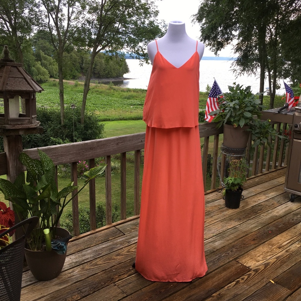 Lavender Brown Watermelon Gown